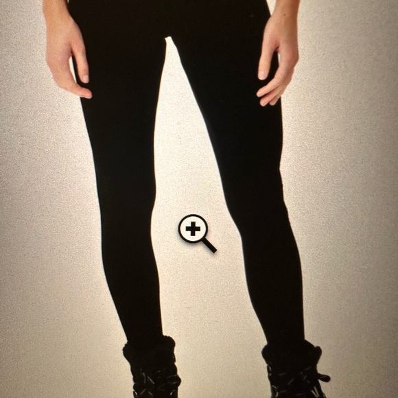 Sno Skins Black Velvet Leggings Women’s M - Picture 3 of 4